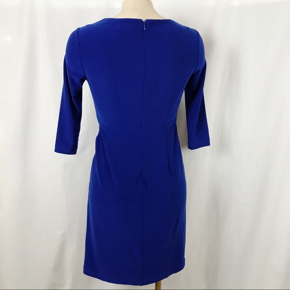 Adrianna Papell surplice twist midi dress 2P. B148 - Picture 4 of 8